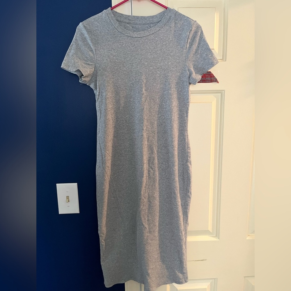 SHEIN Heather Gray Casual Bodycon dress
